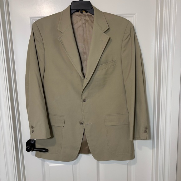 Brooks Brothers Khaki/Brown Blazer Sports Coat Suit Jacket Business